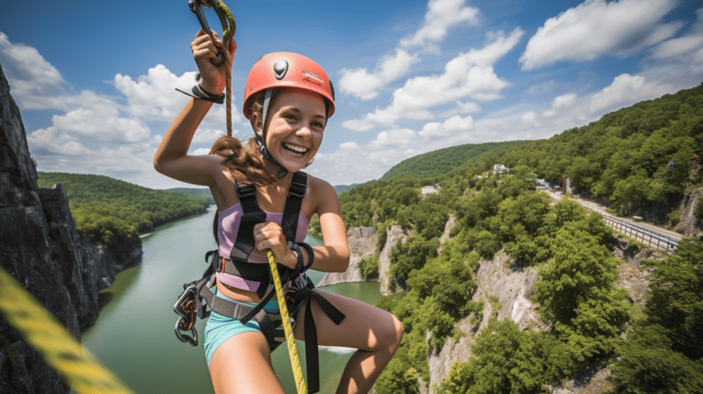 Consider discounted sightseeing passes, woman zip lining